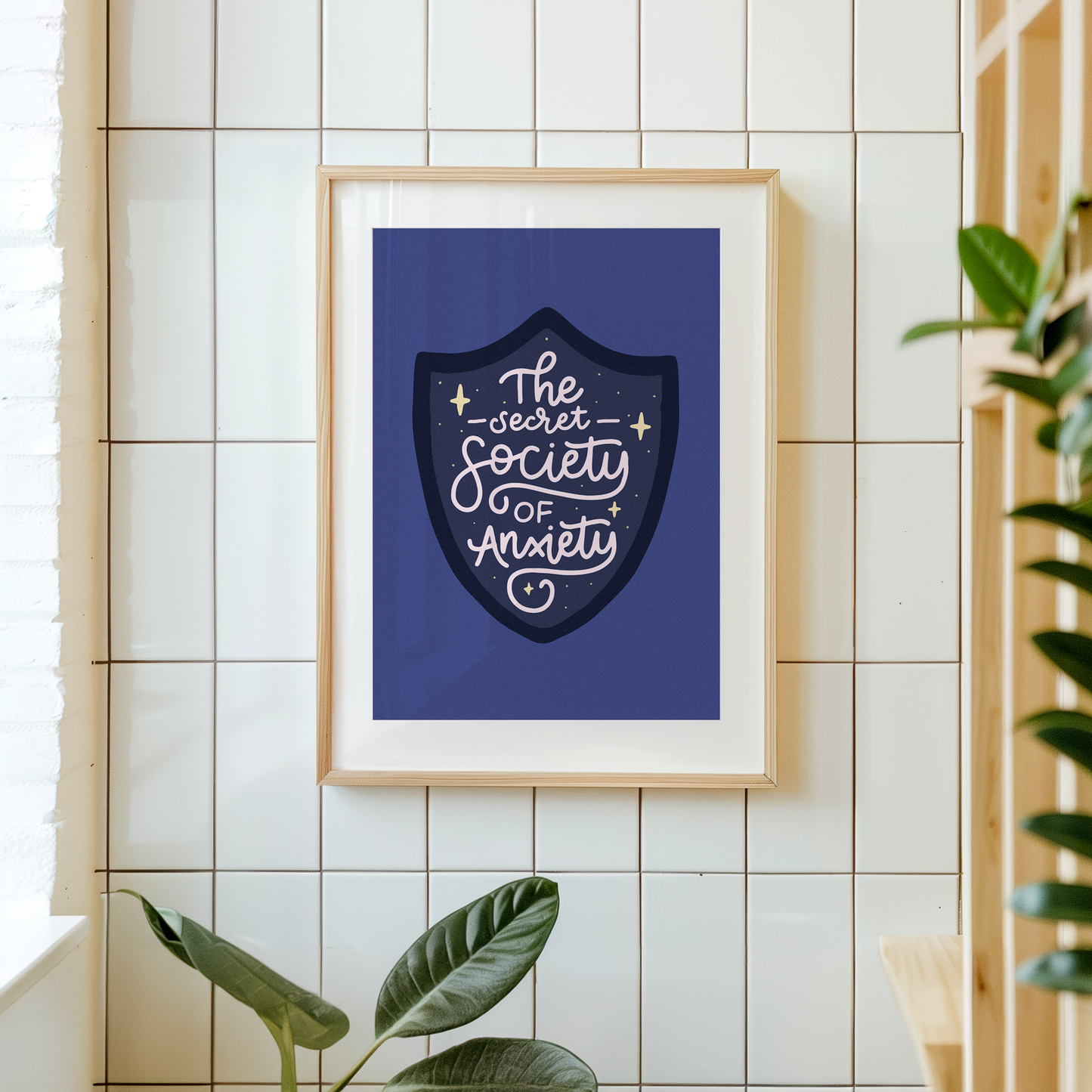 The Secret Society of Anxiety Unframed Art Print