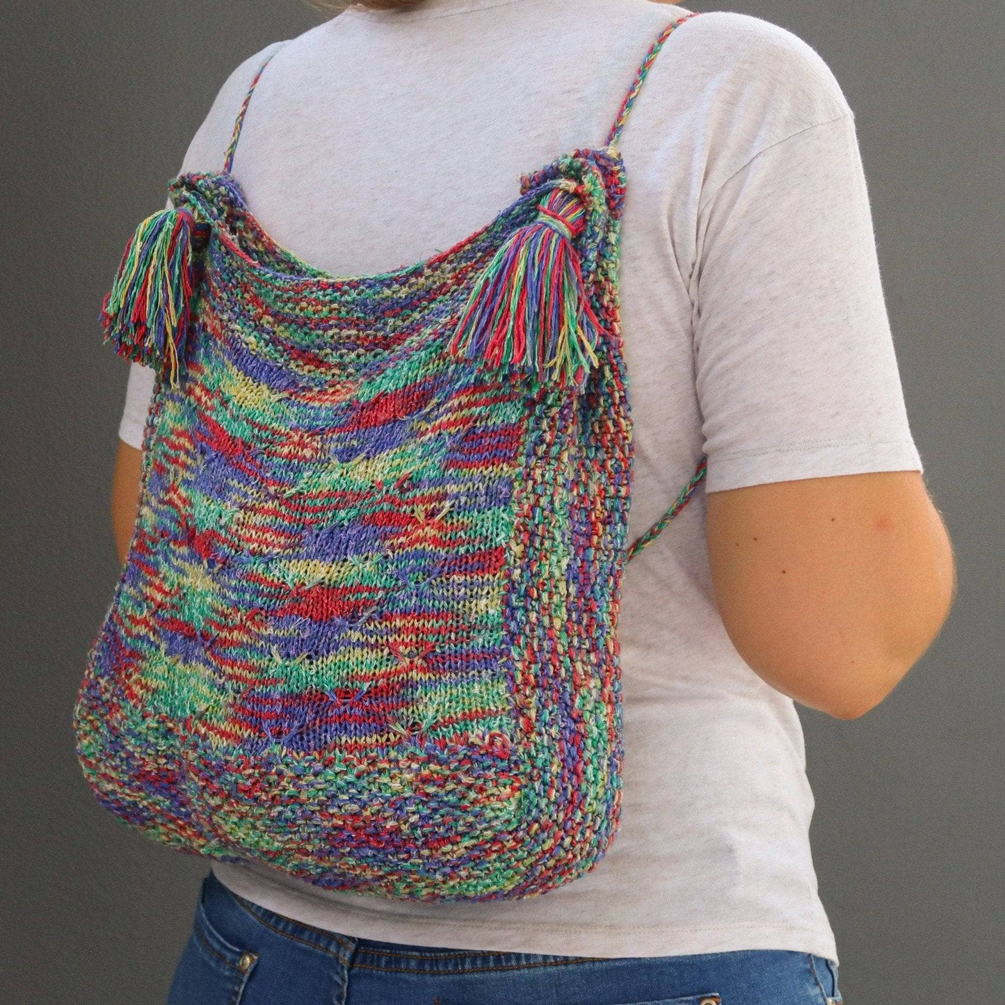 Back to School Backpack Knitting Pattern