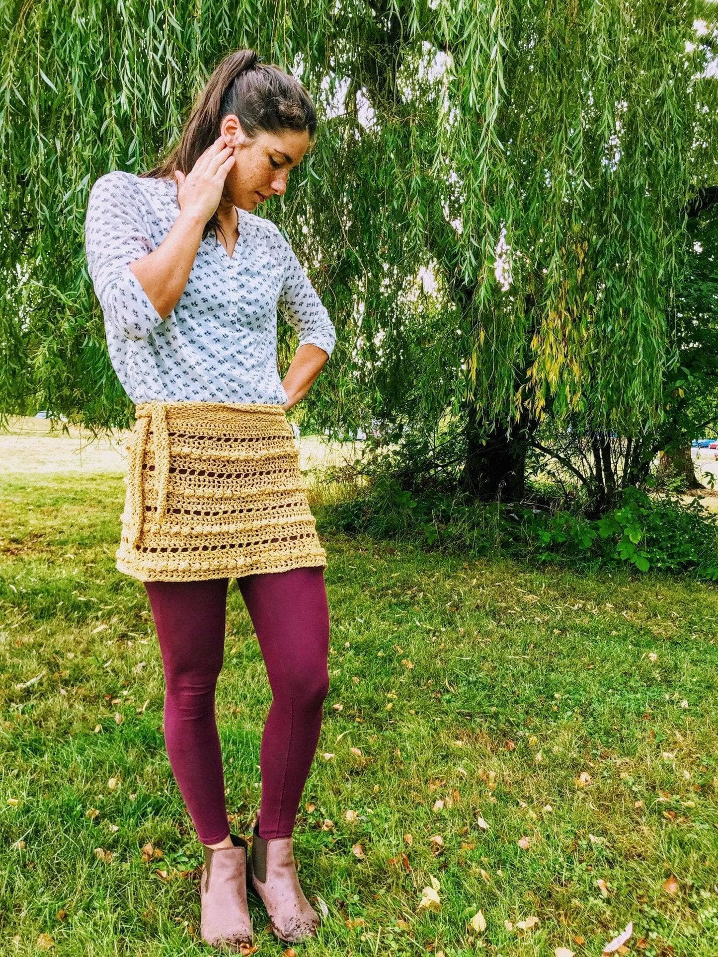 Bobble Wrap Skirt Crochet Pattern