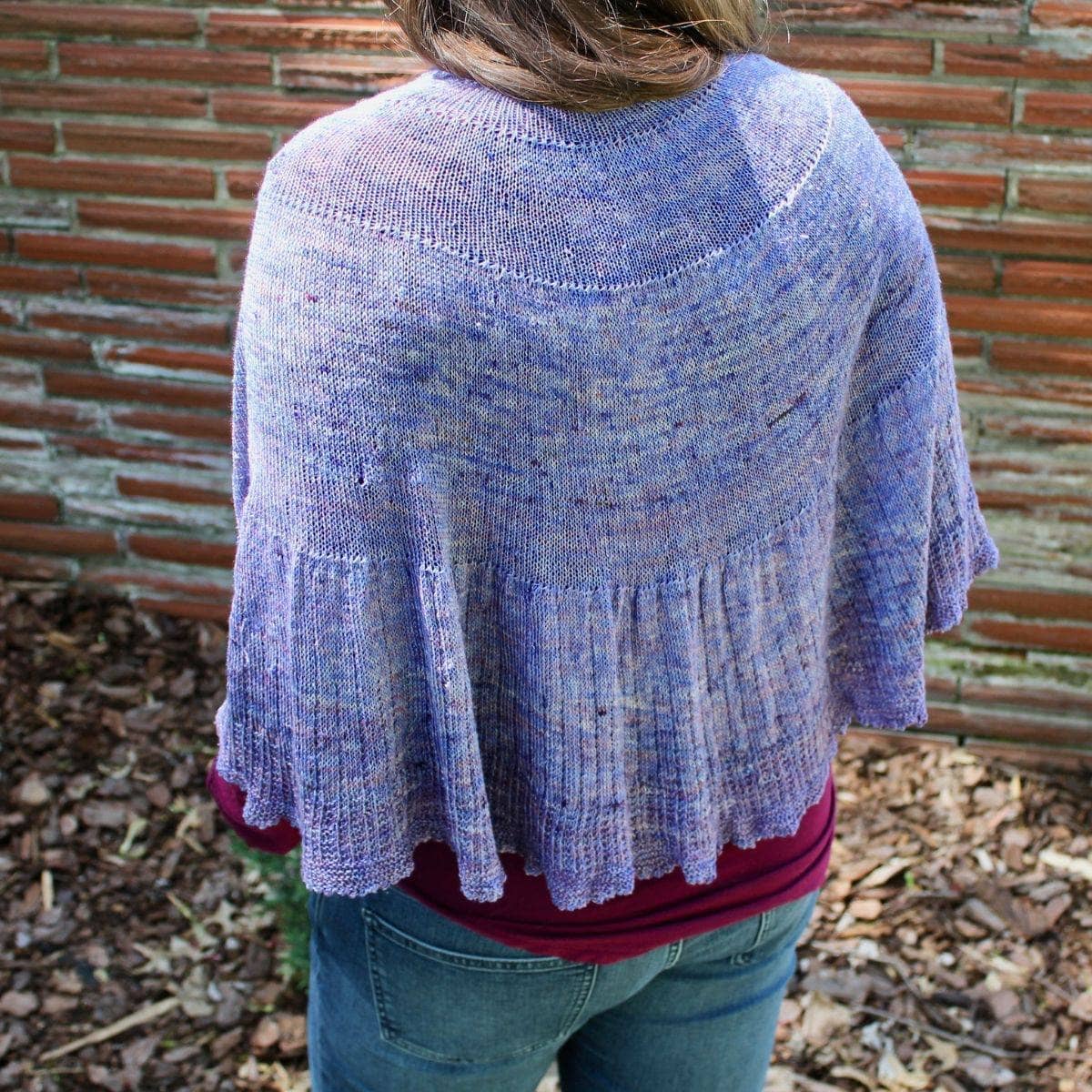 Calico Scallop Shawl Knitting Kit
