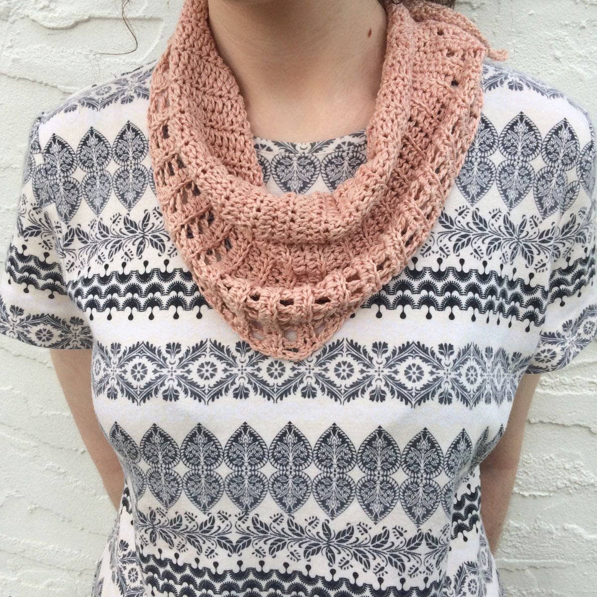 Naturally Dyed Lemongrass Scarf Crochet Kit