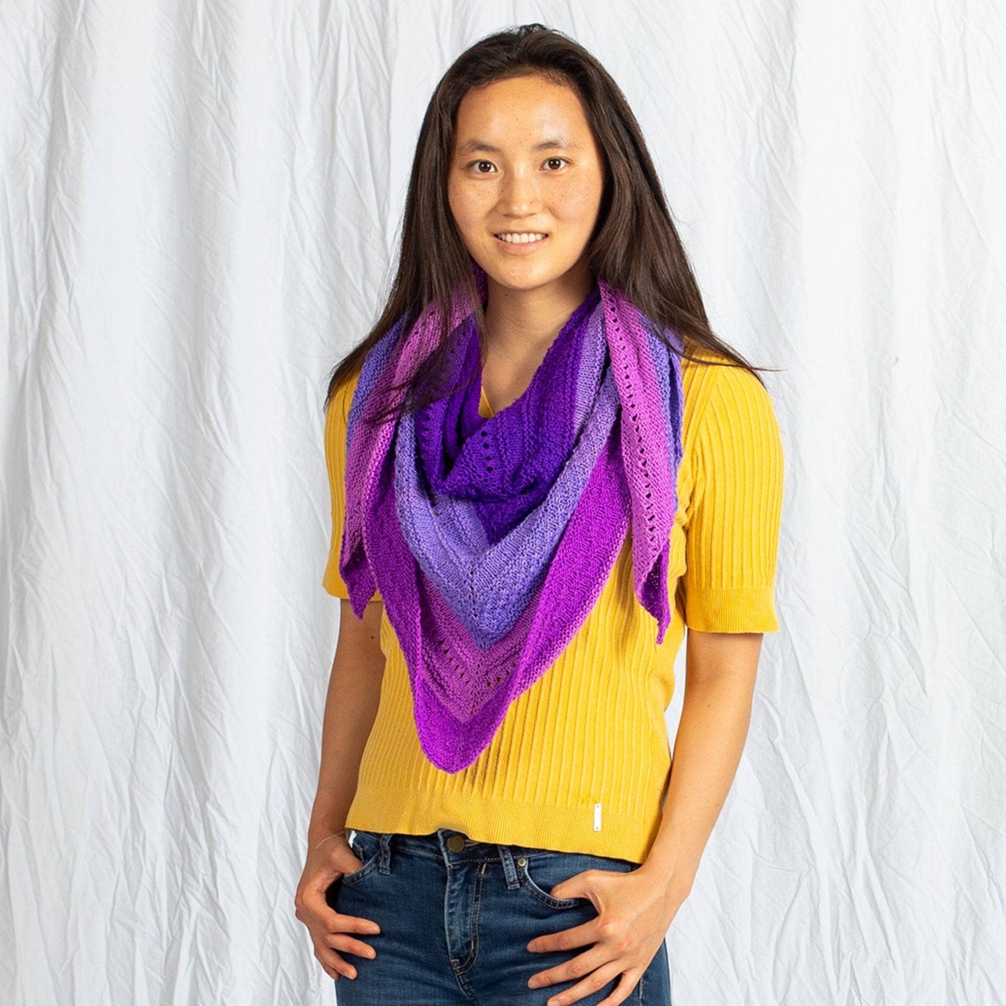 Ombre Stitch Sampler Shawl Kit