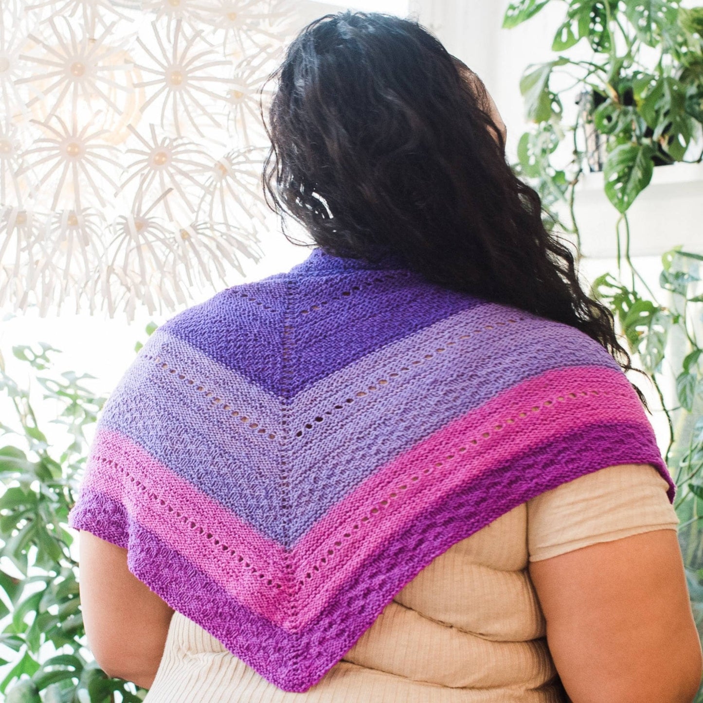 Ombre Stitch Sampler Shawl Kit