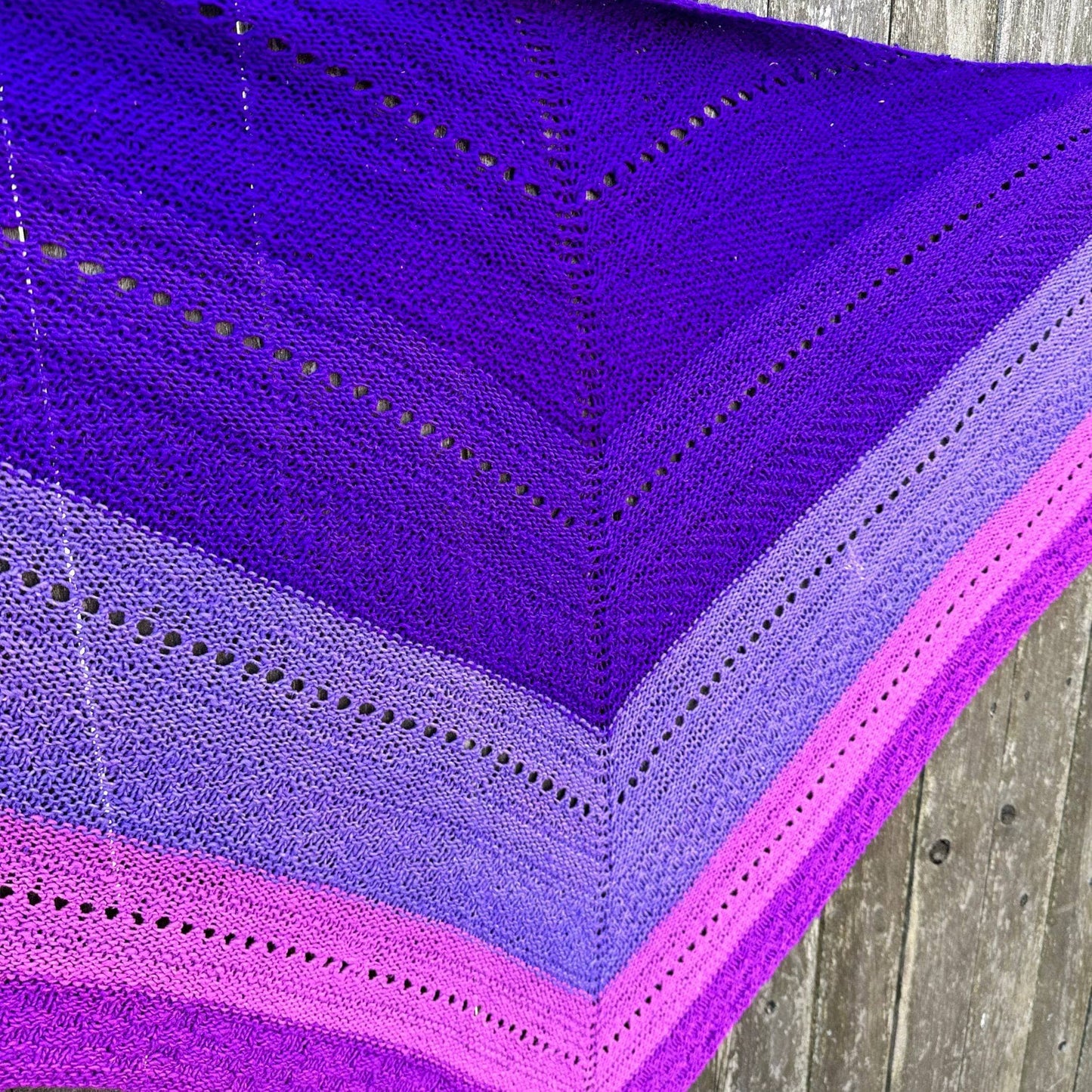Ombre Stitch Sampler Shawl Kit