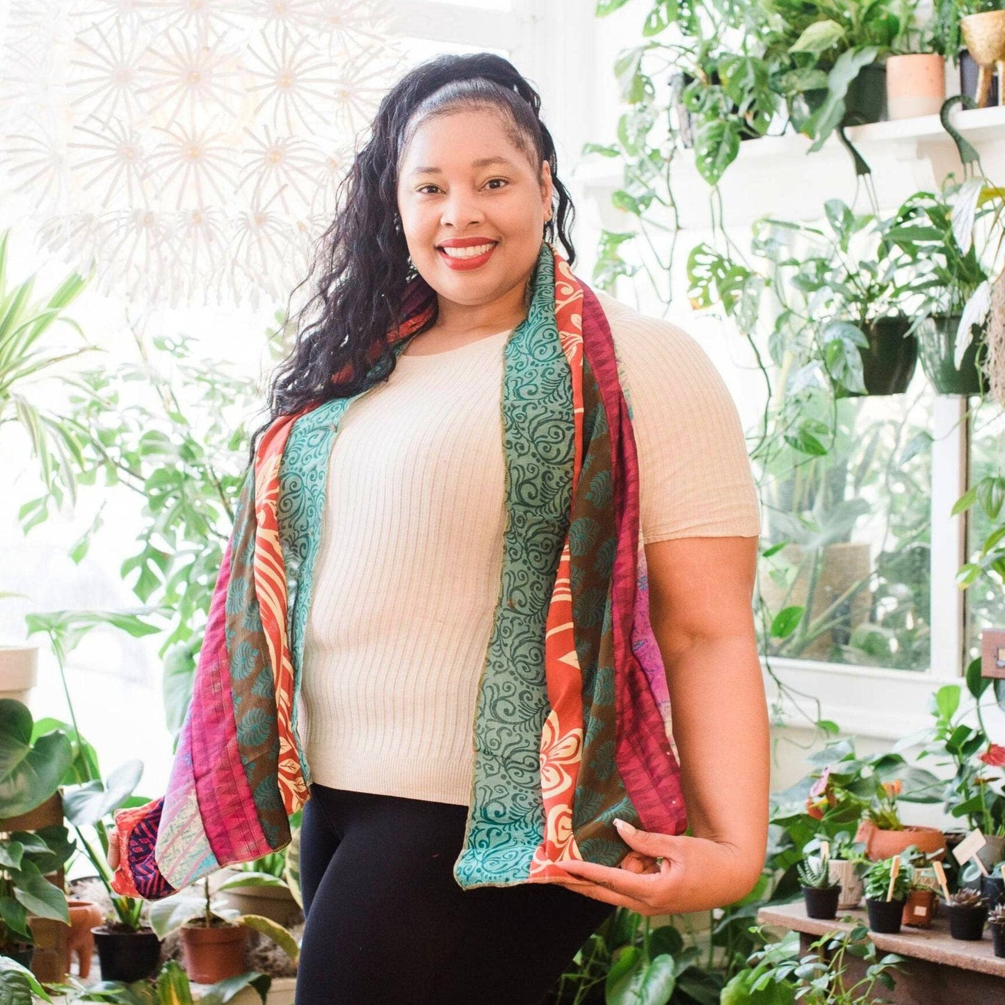 The Original Medley Scarf. ♻️ Made from Sari Magic – Our #1 Bestselling Artisan Scarf