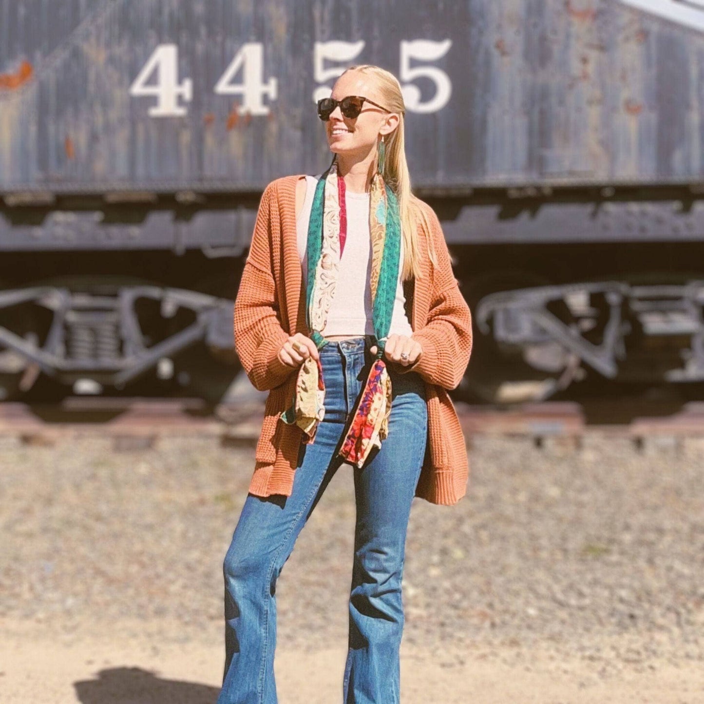 The Original Medley Scarf. ♻️ Made from Sari Magic – Our #1 Bestselling Artisan Scarf