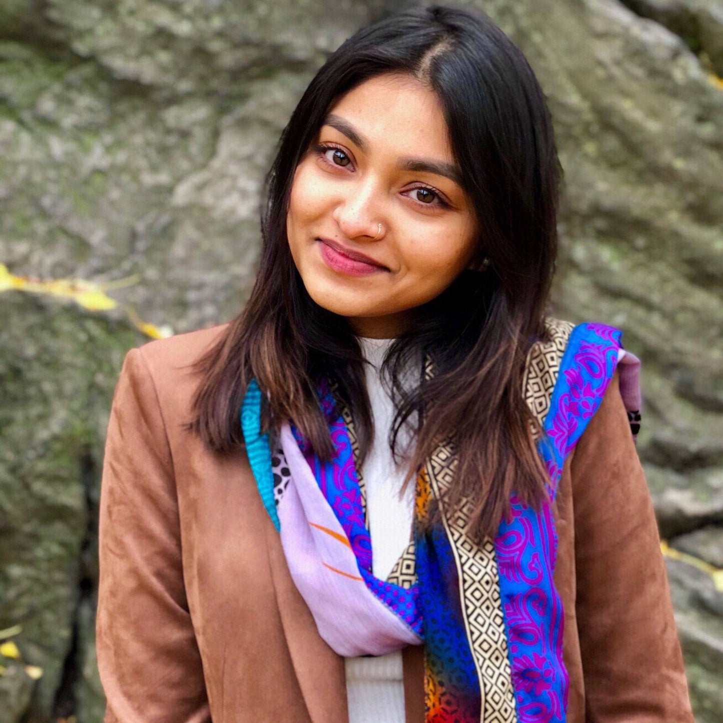 The Original Medley Scarf. ♻️ Made from Sari Magic – Our #1 Bestselling Artisan Scarf