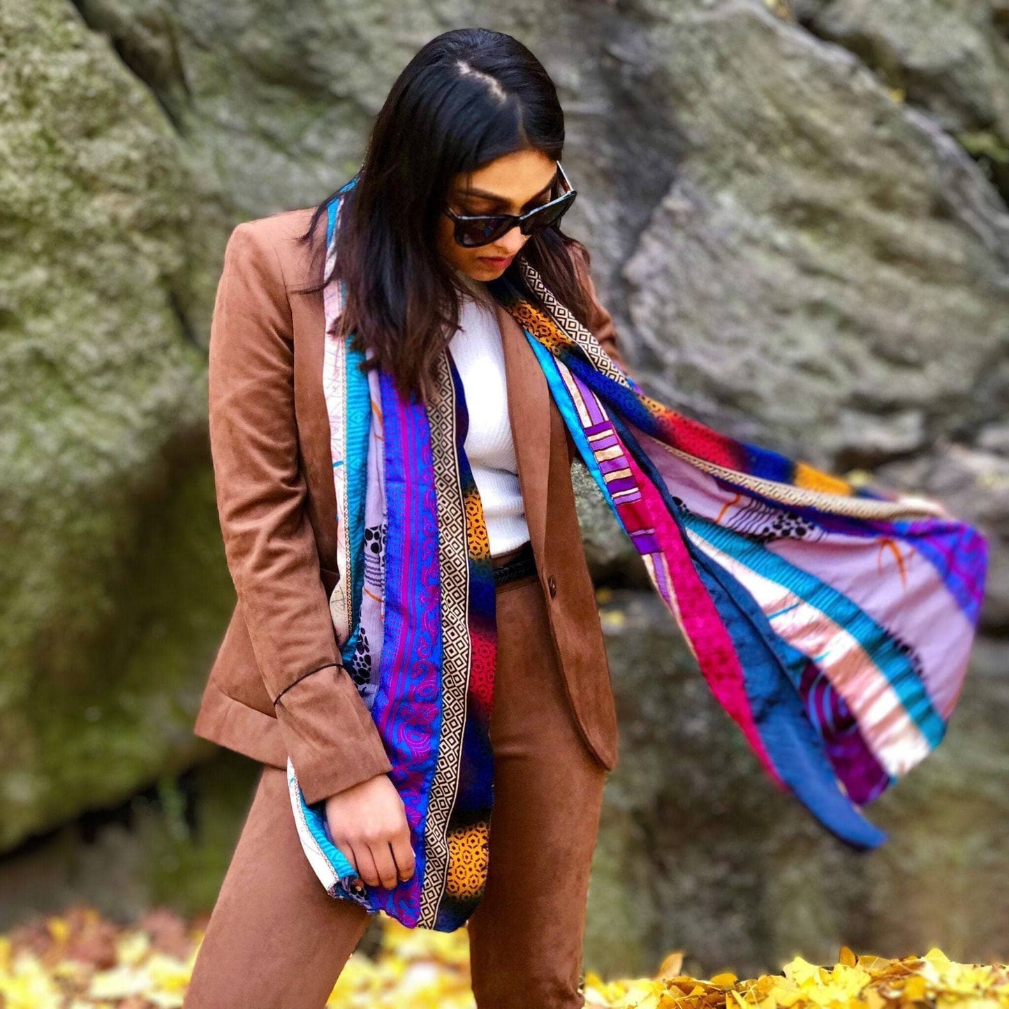 The Original Medley Scarf. ♻️ Made from Sari Magic – Our #1 Bestselling Artisan Scarf