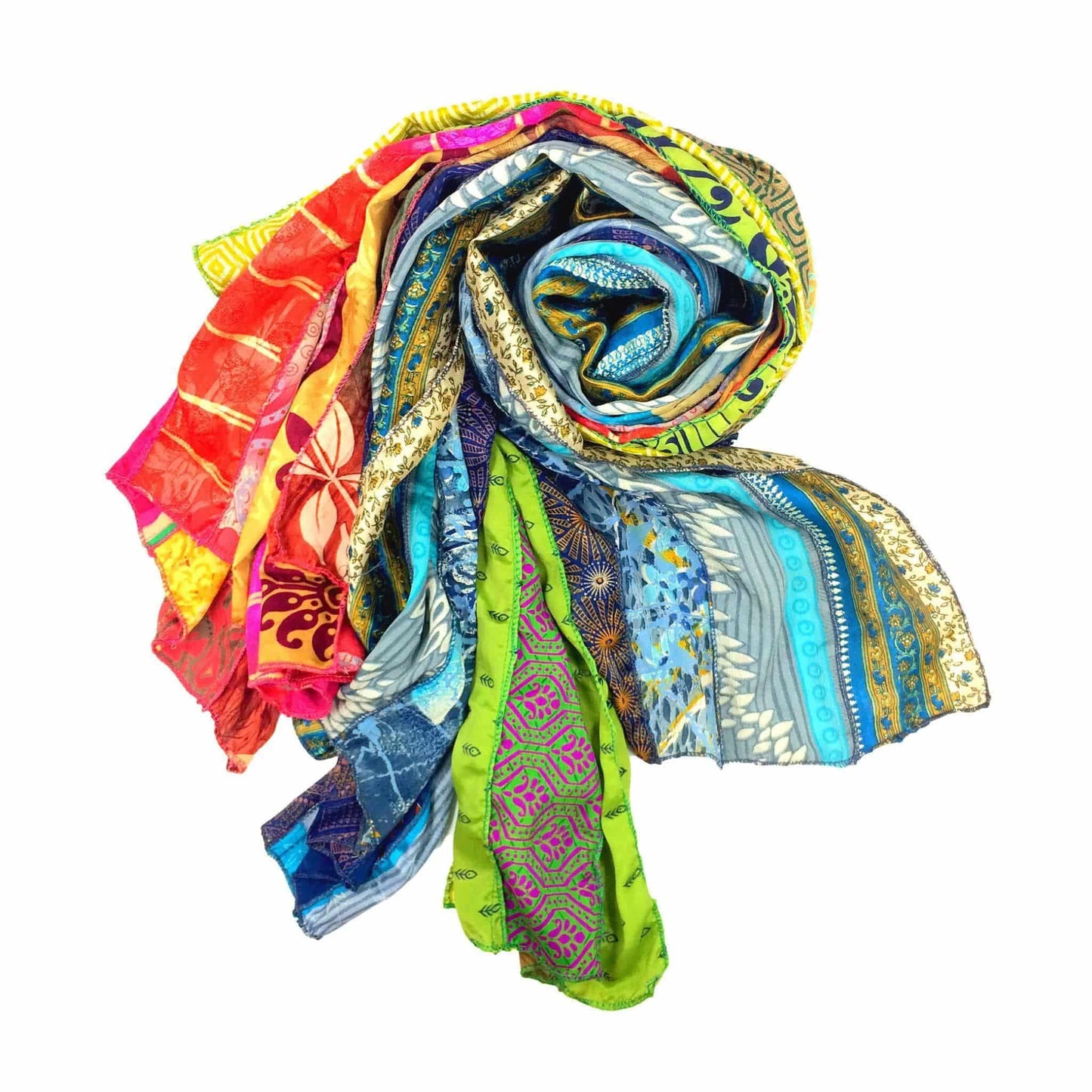 The Original Medley Scarf. ♻️ Made from Sari Magic – Our #1 Bestselling Artisan Scarf
