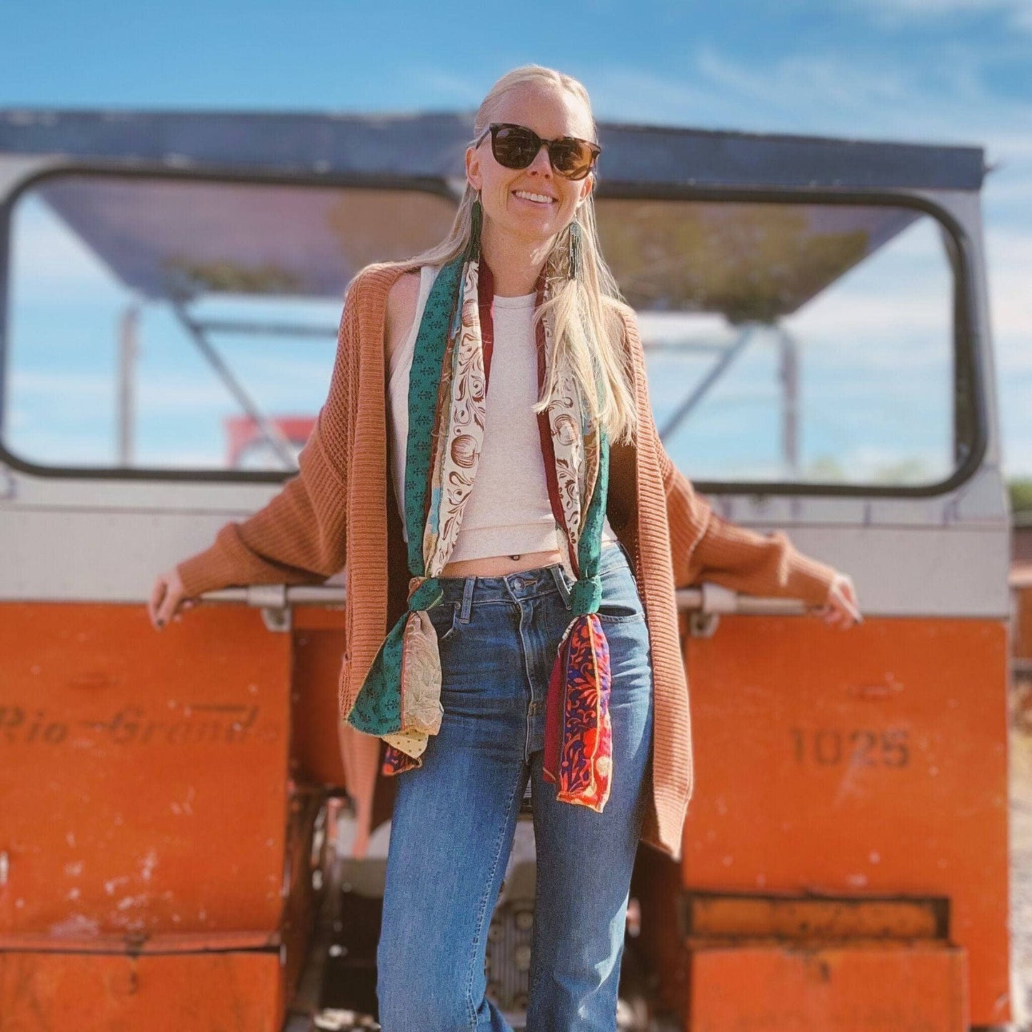 The Original Medley Scarf. ♻️ Made from Sari Magic – Our #1 Bestselling Artisan Scarf