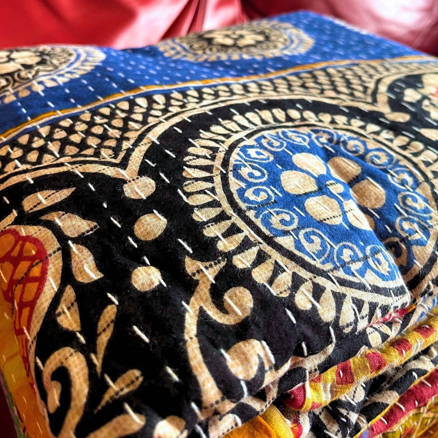 Vintage Kantha Quilted Blankets
