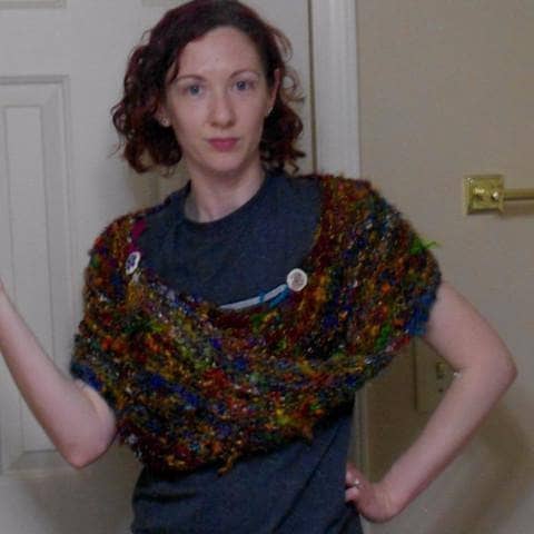 Wild Peacock Wrap Pattern