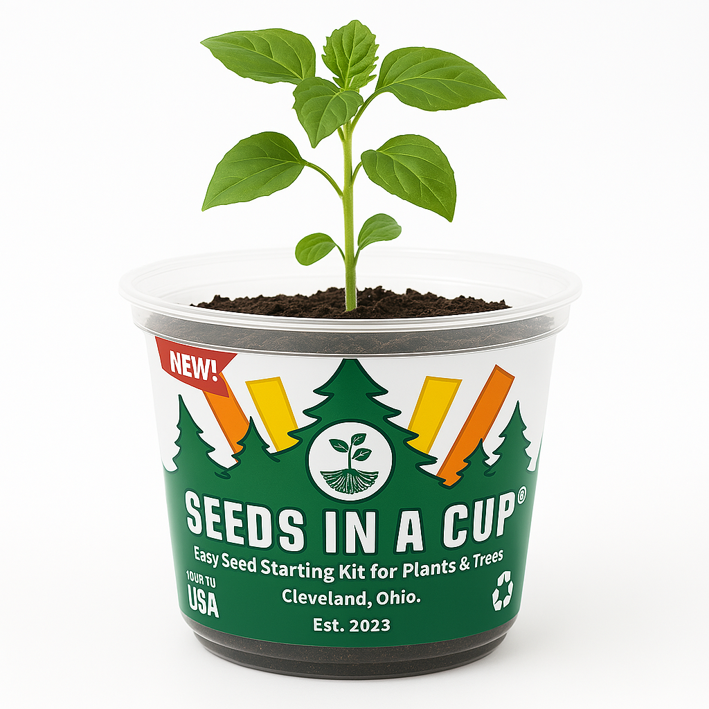 Garden in A Box by Seeds In A Cup® - Choose 10 Vegetable & Herb Kits 50 plus Plant Options To Choose From.