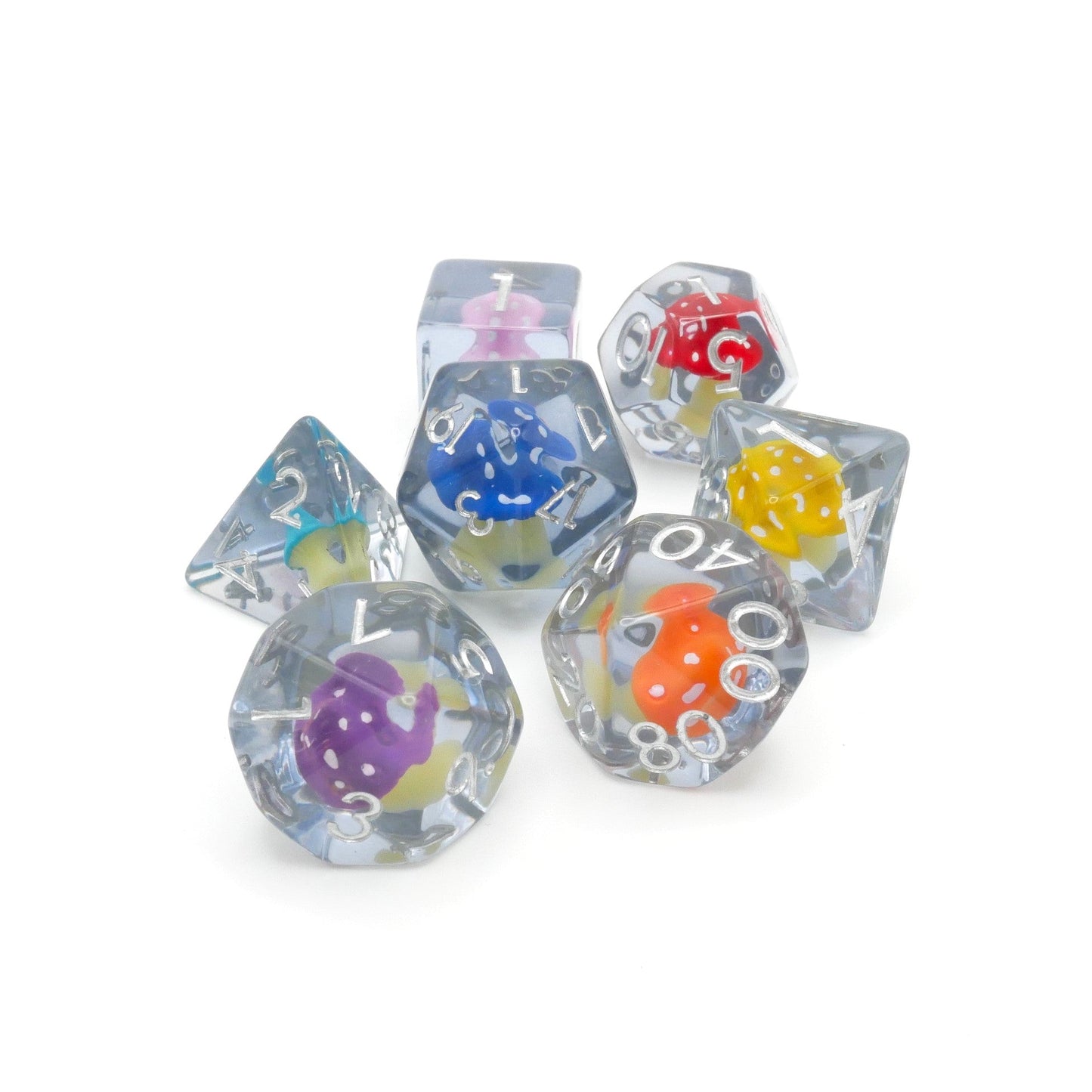 Woodland Trip - 7 Piece DnD Dice Set | Acrylic RPG Gaming Dice